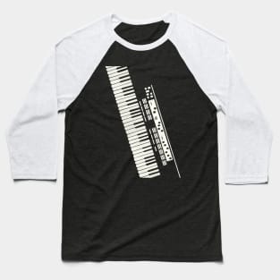 Electronic Keyboard Baseball T-Shirt